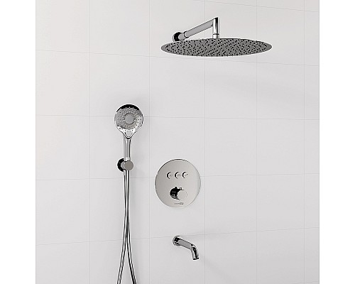 Душевая система WasserKRAFT Dinkel A175817 с термостатом Хром