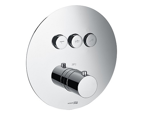 Душевая система WasserKRAFT Dinkel A175817 с термостатом Хром