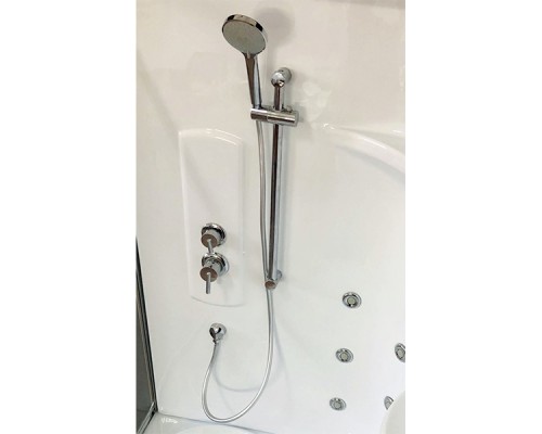Душевой бокс Royal Bath ALP 170х100 с гидромассажем стекло матовое