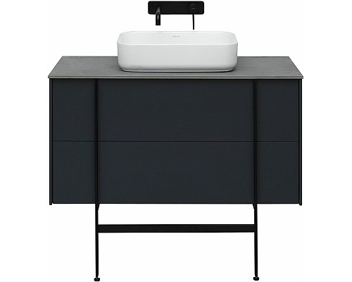 Тумба под раковину Allen Brau Reality 100 1.32007.AM подвесная Антрацит матовый