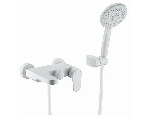 Смеситель для ванны Boheme Spectre Matt White