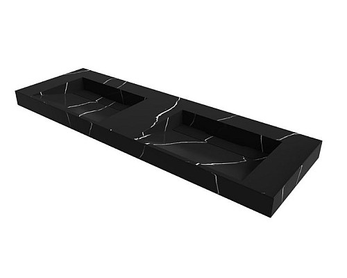 Столешница моноблок Armadi Art Flat NERO MARQUINA