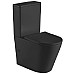 Унитаз компакт CeramaLux 2179MB Черный матовый с бачком и сиденьем Микролифт