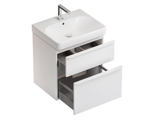 Тумба под раковину Geberit Smyle Square 500.352.00.1, 60 см, белый