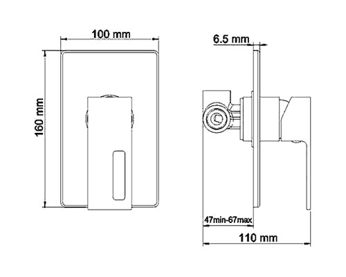 Гигиенический душ со смесителем WasserKRAFT Alme A15157 Хром