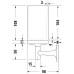 Стакан для зубных щеток Duravit Starck T Черный матовый