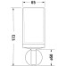 Стакан для зубных щеток Duravit Starck T Черный матовый