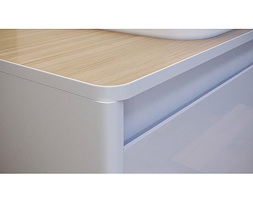 Столешница под раковину Velvex Klaufs 90 StKLA.90.MH-216.617 Белая Шатане