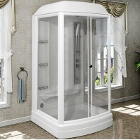 Душевая кабина Radomir Диана 1 118x108 1-05-1-0-0-0640 профиль Белый стекло прозрачное