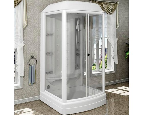 Душевая кабина Radomir Диана 1 118x108 1-05-1-0-0-0640 профиль Белый стекло прозрачное