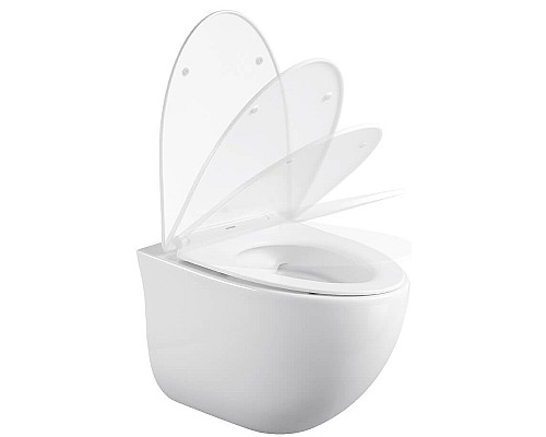Унитаз Black&White Universe 751w00 подвесной с сиденьем Микролифт