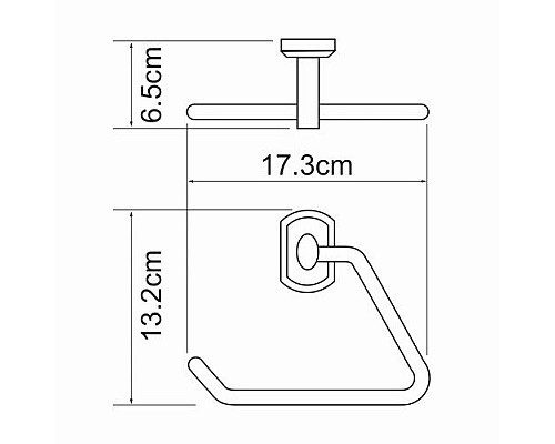 Держатель полотенец WasserKRAFT K-3061