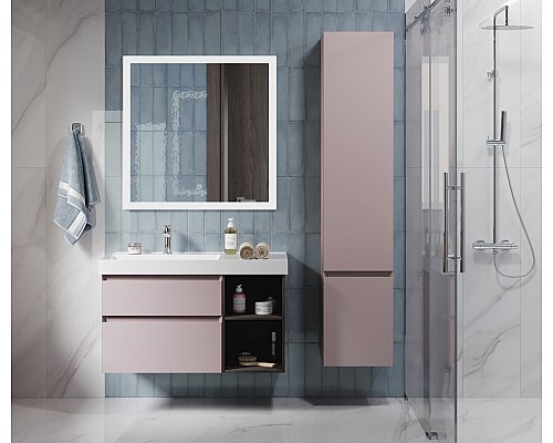 Раковина Kerama Marazzi CUBO левая подвесная 90, белая глянцевая Раковина Kerama Marazzi CUBO левая подвесная 90, белая глянцевая