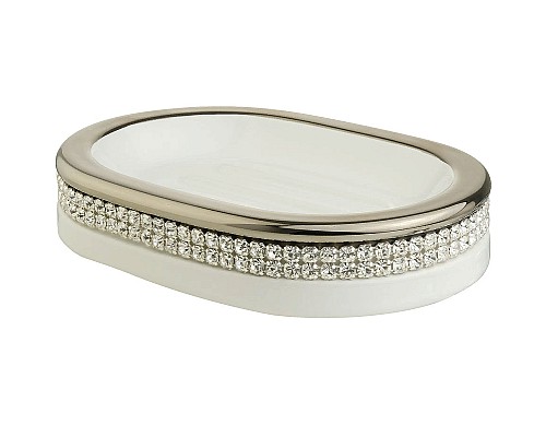 Мыльница Migliore Dubai 28483 Белая Хром