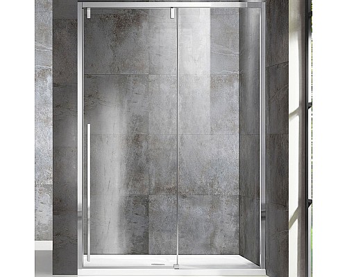 Душевая дверь Vincea Lugano 140 VDS-1L140CL-1 профиль Хром стекло прозрачное