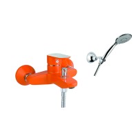 Смеситель для ванны Fiore Kevon Chic 81OX8150 хром оранжевый