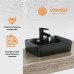 Раковина Orange 48 Черная матовая