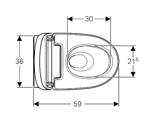 Подвесной унитаз-биде Geberit AquaClean Mera Comfort 146.214.11.1 с системой удаления запахов