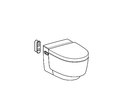 Подвесной унитаз-биде Geberit AquaClean Mera Comfort 146.214.11.1 с системой удаления запахов