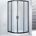 Душевой уголок Royal Bath НК 90х90 RB90HK-C-BL профиль Черный стекло матовое