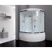 Душевой бокс Royal Bath ALP 150x100 с гидромассажем задние стенки Белые