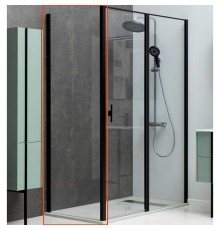 Душевая стенка Allen Brau Priority 90 3.31018.BBA Черный брашированный