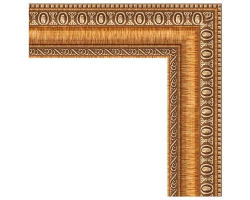 Зеркало Evoform Definite 85х65 BY 3170 в багетной раме - Золотые бусы на бронзе 60 мм
