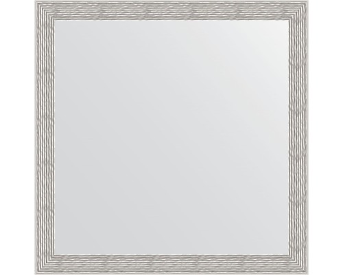 Зеркало Evoform Definite 61х61 BY 3134 в багетной раме - Волна алюминий 46 мм