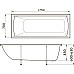 Акриловая ванна Marka One Modern 175х70 01мод17570
