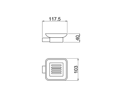 Мыльница Allen Brau Infinity 6.21004-31 Черный матовый