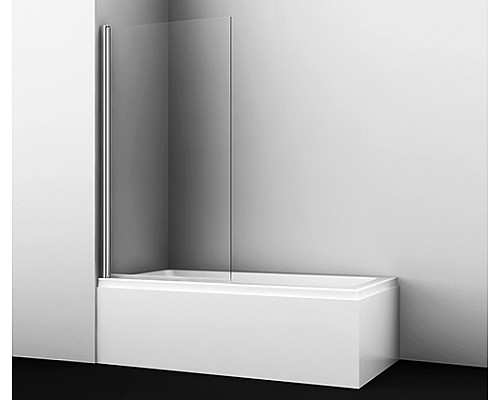 Стеклянная шторка на ванну WasserKRAFT 48P01-80