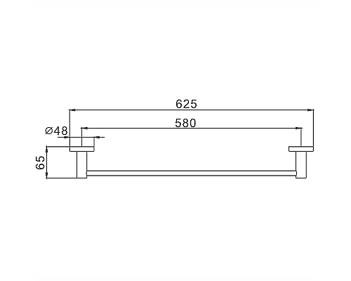 Полотенцедержатель Haiba HB8701 Черный