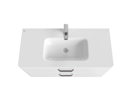 Тумба с раковиной IDDIS Brick 100 подвесная белая BRI10W1i95K