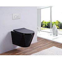 Унитаз подвесной ESBANO CLAVEL Black ESUPCLAVB 480x360x360