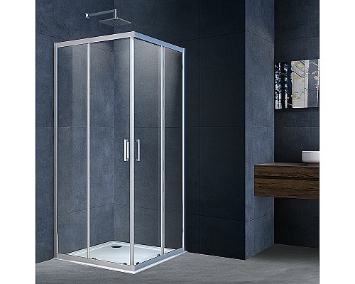 Душевой уголок Vincea Alpha 90x90 VSS-3AL900CL профиль Хром стекло прозрачное Душевой уголок Vincea Alpha 90x90 VSS-3AL900CL профиль Хром стекло прозрачное