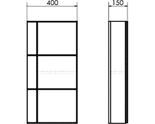 Подвесной шкаф Comforty Таллин 40 00-00009970 Белый Дуб натуральный