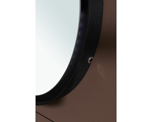 Зеркало Allen Brau Infinity 50 1.21016.BL с подсветкой Черное с сенсорным выключателем