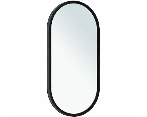 Зеркало Allen Brau Infinity 50 1.21016.BL с подсветкой Черное с сенсорным выключателем