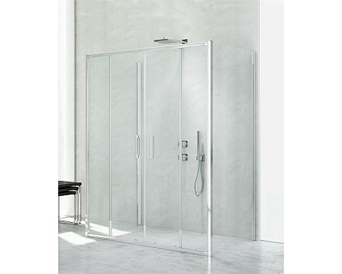 Душевое ограждение NEW TRENDY NEW CORRINA 140x80x195 (хром)