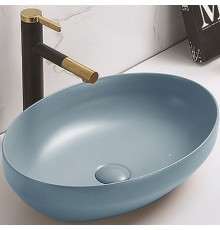 Раковина-чаша CeramaLux 50 Голубая матовая