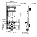 Система инсталляции для унитазов WasserKRAFT Aller 10 10TLT.010.ME.MG01