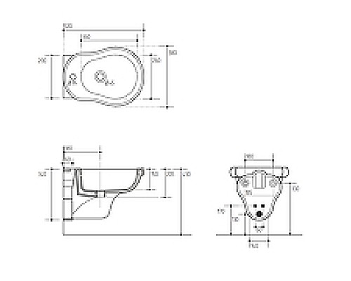 Биде Migliore Bella 20595 подвесное Белое