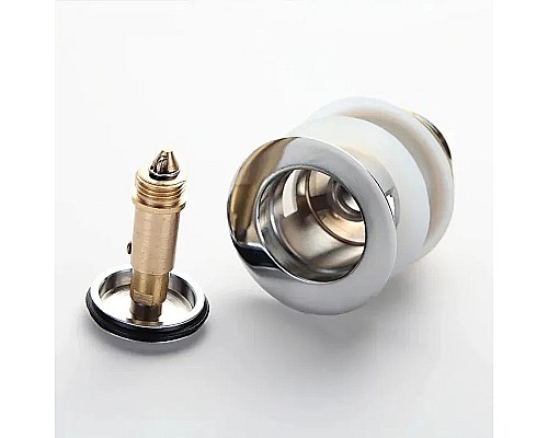 Донный клапан Haiba HB66-2 click-clack Хром