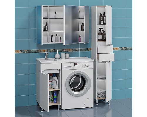 Тумба под раковину СанТа Лондон 100 224038 Белая