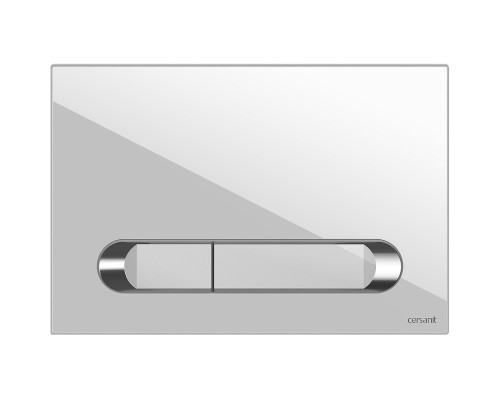 Клавиша смыва Cersanit Estetica 64111 Белая Хром