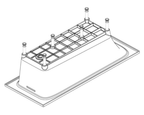 Прямоугольная ванна Jacob Delafon из материала Flight 190 х 90 см E6D033RU00