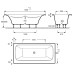 Прямоугольная ванна Jacob Delafon из материала Flight 190 х 90 см E6D033RU00
