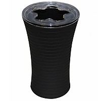 Стакан для зубных щеток Ridder Tower 22200210 Черный