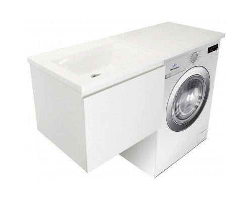 Тумба с раковиной Эстет Dallas Luxe 100 L ФР-00002321 подвесная Белая