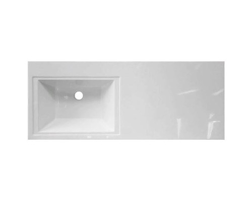 Тумба с раковиной Эстет Dallas Luxe 100 L ФР-00002321 подвесная Белая